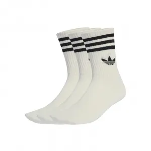 adidas 3-Stripes Crew Socks 3 Pairs "White" (JZ4932)