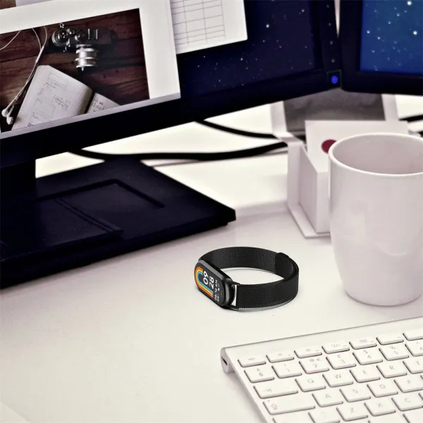 Tech-Protect Milanese remienok na Xiaomi Smart Band 8 / 9, starlight