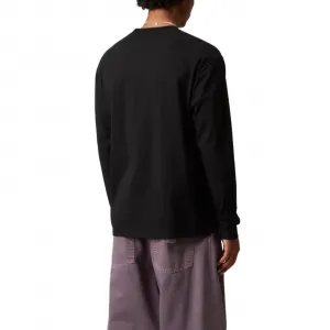Carhartt WIP L/S Pocket Heart T-Shirt "Black Red" (I035300-1V2XX)