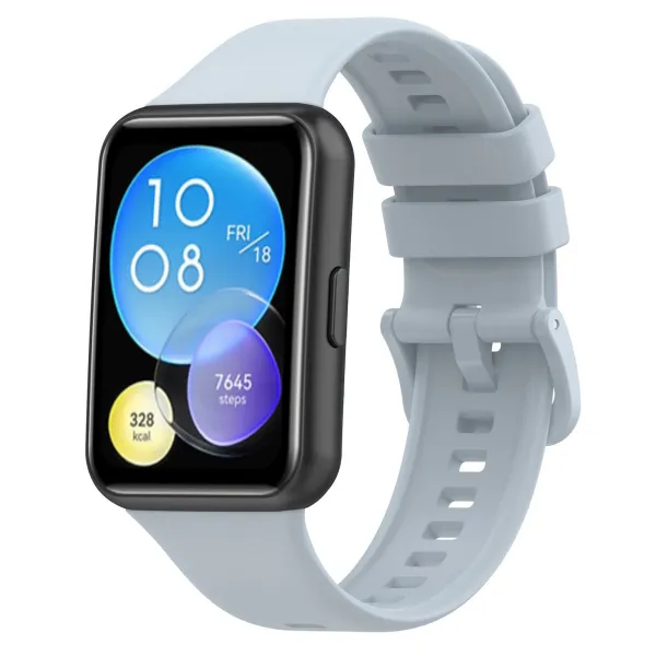 Bstrap Silicone remienok na Huawei Watch Fit 2, light blue