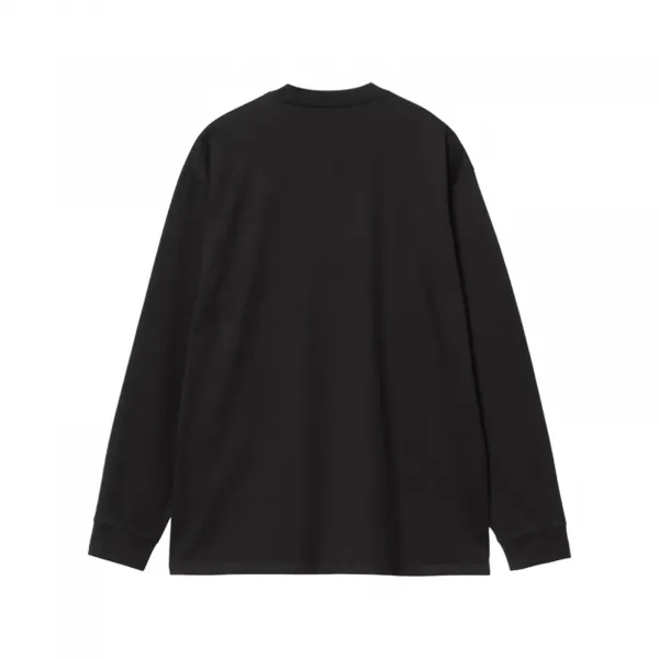Carhartt WIP L/S Pocket Heart T-Shirt "Black Red" (I035300-1V2XX)