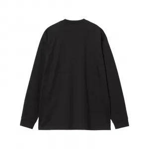 Carhartt WIP L/S Pocket Heart T-Shirt "Black Red" (I035300-1V2XX)