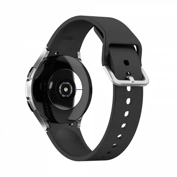 Bstrap Silicone remienok na Samsung Galaxy Watch 4 / 5 / 5 Pro / 6, black (SSG017C01)