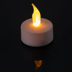 Sada 4 ks čajových LED sviečok s časovačom