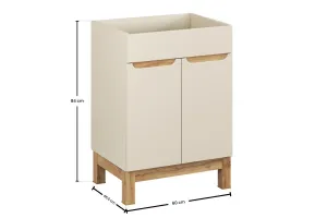 ArtCom Skrinka pod umývadlo BALI Cashmere 820 | 60 cm