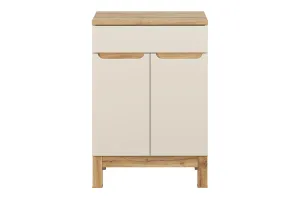 ArtCom Kúpeľňová skrinka s doskou BALI Cashmere D60/1 | 60 cm