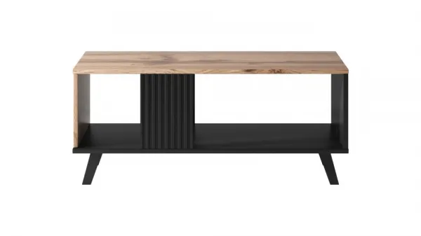 HALMAR Konferenční stolek Random 92 cm kašmír/ořech