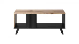 HALMAR Konferenční stolek Random 92 cm kašmír/ořech
