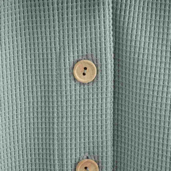 Dojčenský kabátik na gombíky New Baby Luxury clothing Oliver sivý 68 (4-6m)