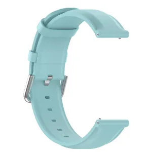 BStrap Leather Lux remienok na Garmin Vivoactive 4, light blue (SSG015C0906)