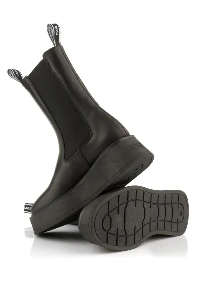 Členková Obuv Karl Lagerfeld Zephyr Midi Gore Boot Black Lthr