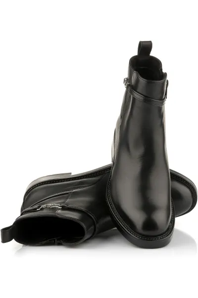 Členková Obuv Karl Lagerfeld Blake Signia Ankle Boot Black Lthr