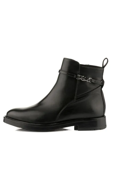 Členková Obuv Karl Lagerfeld Blake Signia Ankle Boot Black Lthr