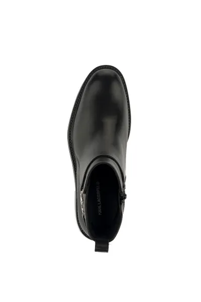 Členková Obuv Karl Lagerfeld Blake Signia Ankle Boot Black Lthr