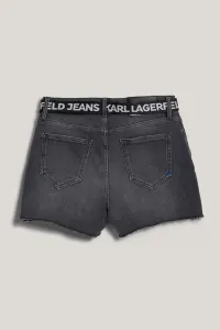 Šortky Karl Lagerfeld Jeans Klj Mr Belted Denim Short Washed Grey