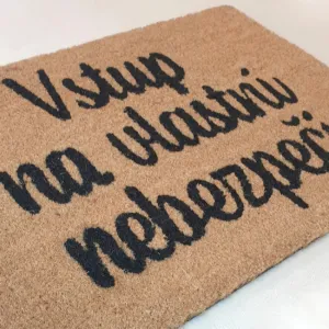 Rohožka Vstup hnedá