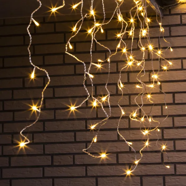 Haushalt International Světelný závěs Ledový déšť s efekty, 200 LED
