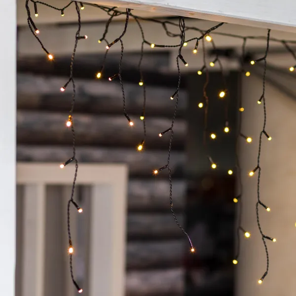 Haushalt International Světelný závěs Ledový déšť, 180 LED