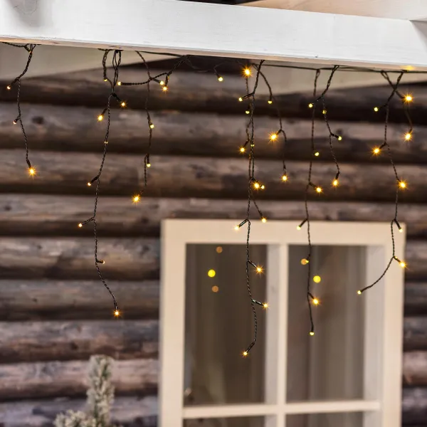 Haushalt International Světelný závěs Ledový déšť, 180 LED