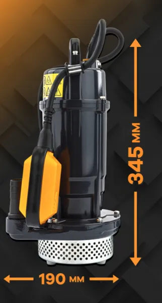 Ponorné čerpadlo s plavákom - 6000 l/h, výtlak 14 m