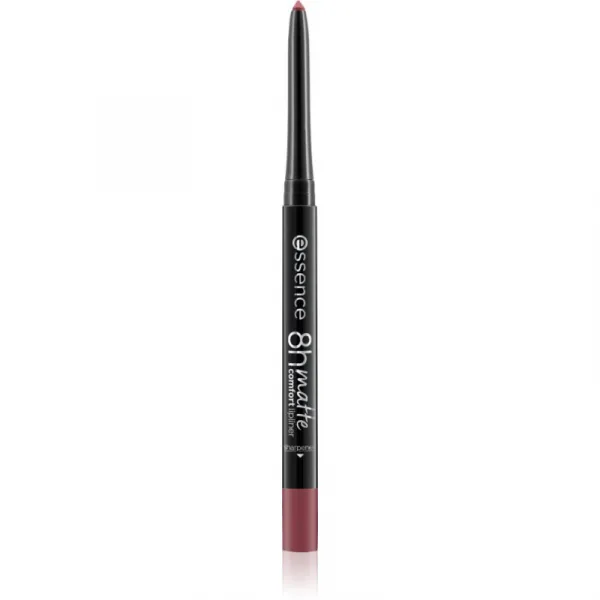 essence 8h Matte Comfort matná ceruzka na pery so strúhatkom odtieň 19 Burgundy Bestie 0.3 g