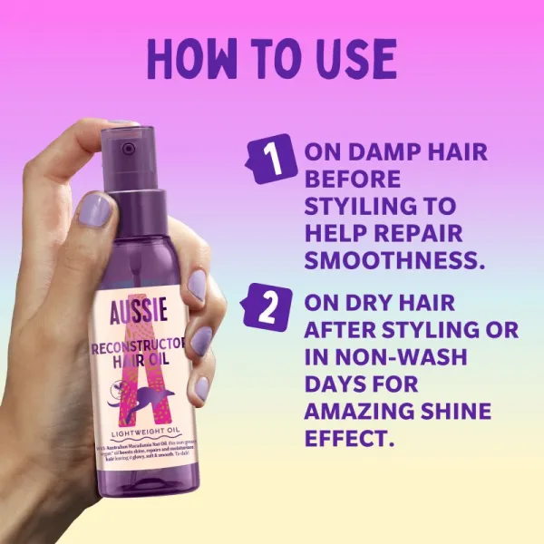 Aussie Reconstructor Hair Oil hydratačný olej na vlasy 100 ml