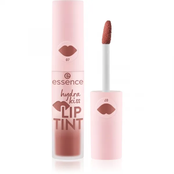 essence Hydra Kiss farba na pery odtieň 07 Hazelnut Haze 4 ml