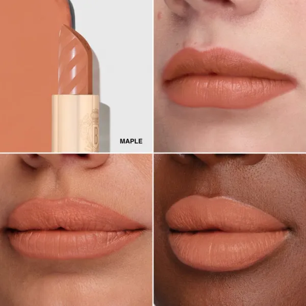 Bobbi Brown Holiday Luxe Lipstick vysoko pigmentovaný krémový rúž odtieň Maple 3.5 g