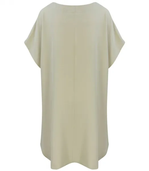 Pri Smooth, loose and comfortable basic mini tunic dress