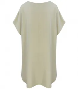 Pri Smooth, loose and comfortable basic mini tunic dress