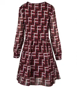 Pri Subtle dress with a geometric pattern