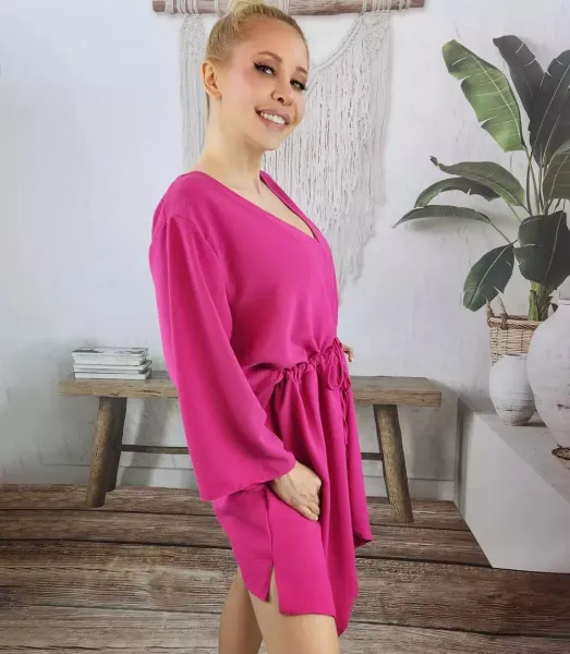 Pri Beautiful loose asymmetric mini dress