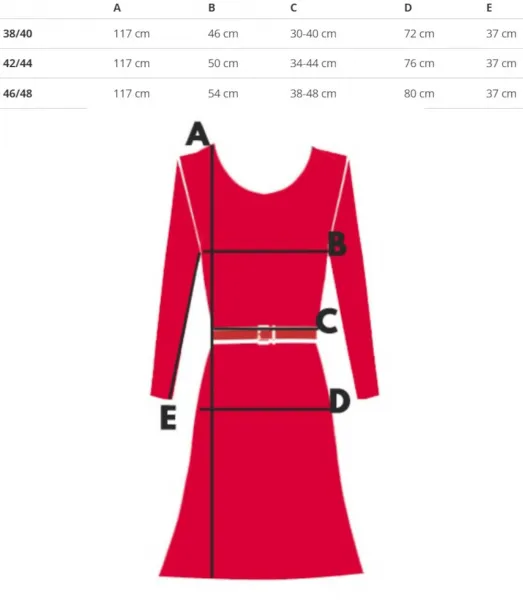 Pri ADELE midi dress with elastic waist and v-neckline
