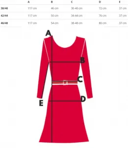 Pri ADELE midi dress with elastic waist and v-neckline