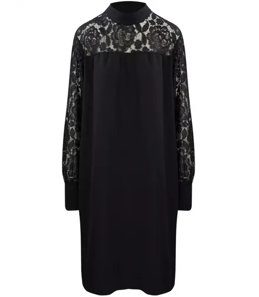 Pri Women's Decorative Lace Midi Dress