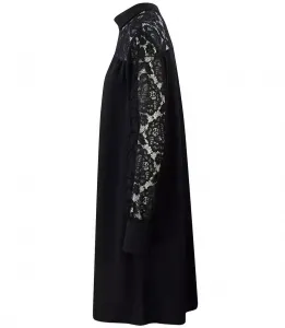 Pri Women's Decorative Lace Midi Dress