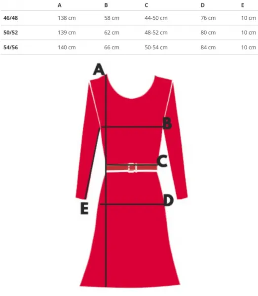 Pri Long dress tied at the waist with short sleeves with frill CELINA