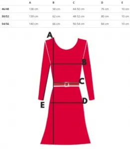 Pri Long dress tied at the waist with short sleeves with frill CELINA