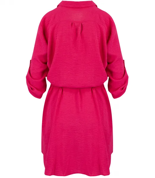 Pri Basic midi tunic shirt dress plus size MARIBEL