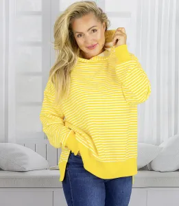Pri Women's oversize striped hoodie CANDY STRIPES