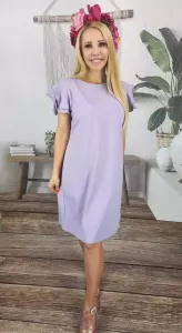 Pri Cotton simple dress with frills