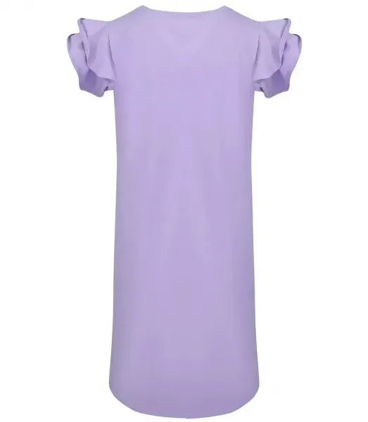 Pri Cotton simple dress with frills