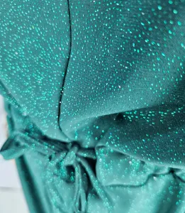 Pri Beautiful loose mini asymmetrical glitter dress OPALINA