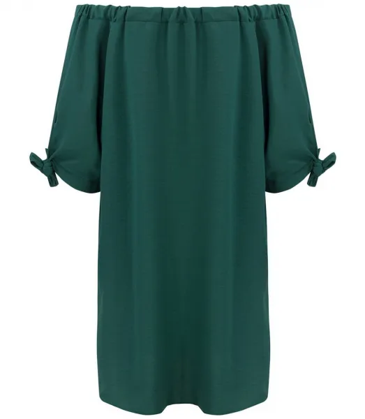Pri HISPANKA tunic uncovered shoulders mini dress MARIOLA