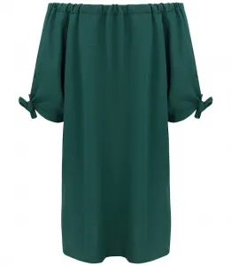 Pri HISPANKA tunic uncovered shoulders mini dress MARIOLA