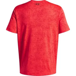 Under Armour TECH TEE PIXELATE Pánske športové tričko, červená, veľkosť