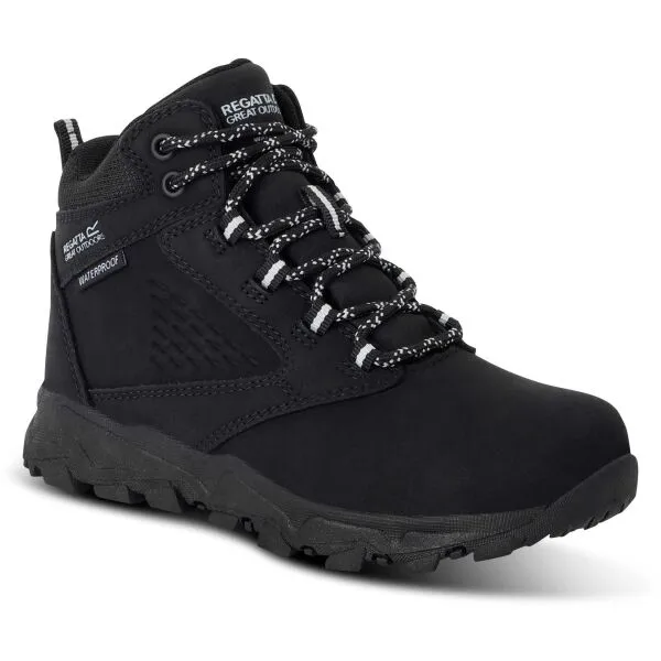 REGATTA OUTDOORS AMBLE BOOT JUNIOR Detská treková obuv, čierna, veľkosť