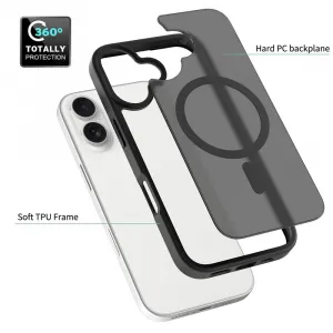 JP MagFit Colour MagSafe obal s N52 magnetom, iPhone 17, čierny