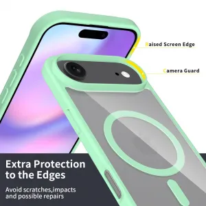 JP MagFit Clear MagSafe obal s N52 magnetom, iPhone Air, zelený
