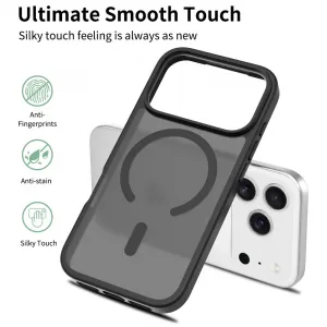 JP MagFit Colour MagSafe obal s N52 magnetom, iPhone 17 Pro, čierny